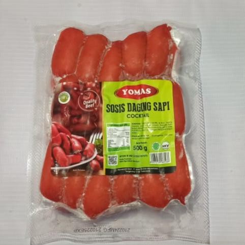 

Pilihan- Yomas Sosis Sapi Cocktail Merah 500Gr