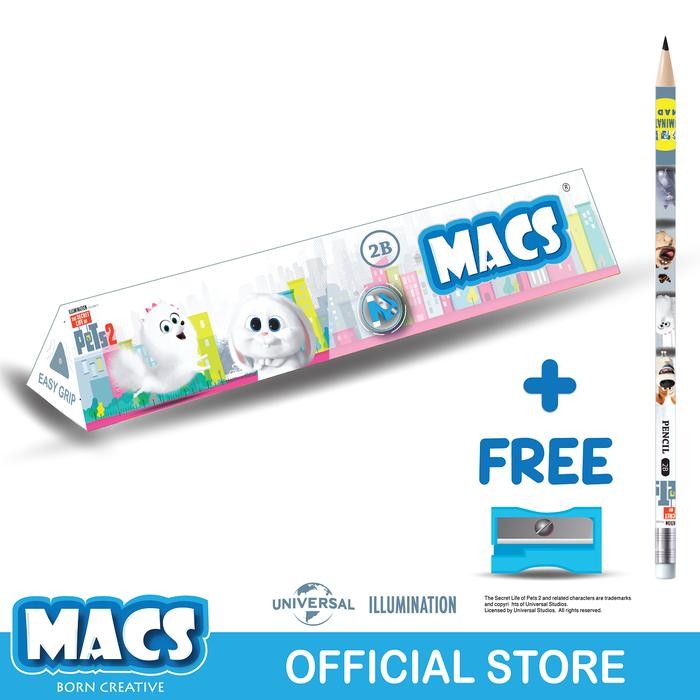 

Pilihan- Macs Pets Pensil 2B Segitiga Warna Hitam