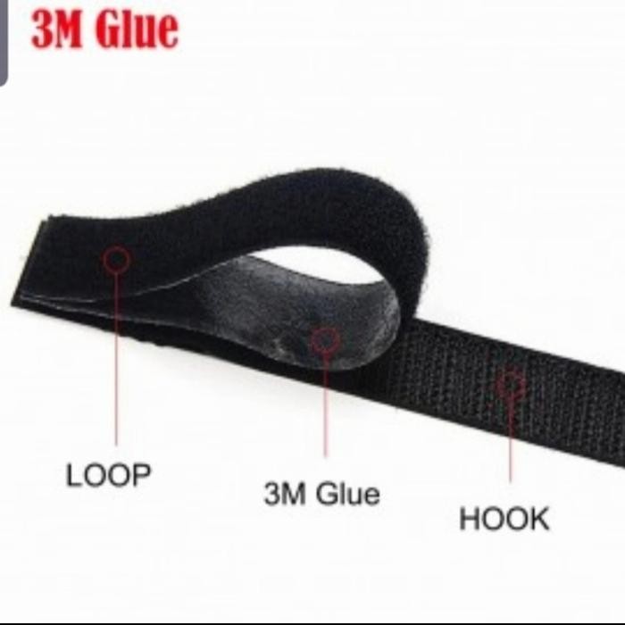 

3M Velkro Hook And Look-Velkro Perekat Cord Holder Size 50Mm X 2Meter