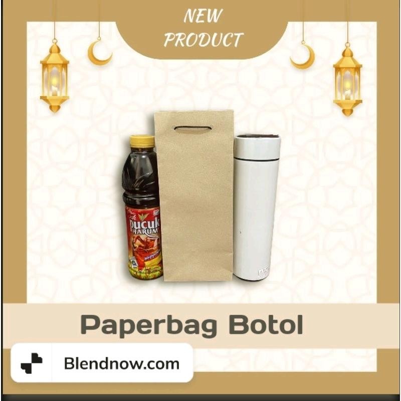 

Paperbag polos coklat ikuran 10x10x25 (paket 12pcs) |Tas Kertas |Tas Kado |Tas Souvenir |Paper bag kustom