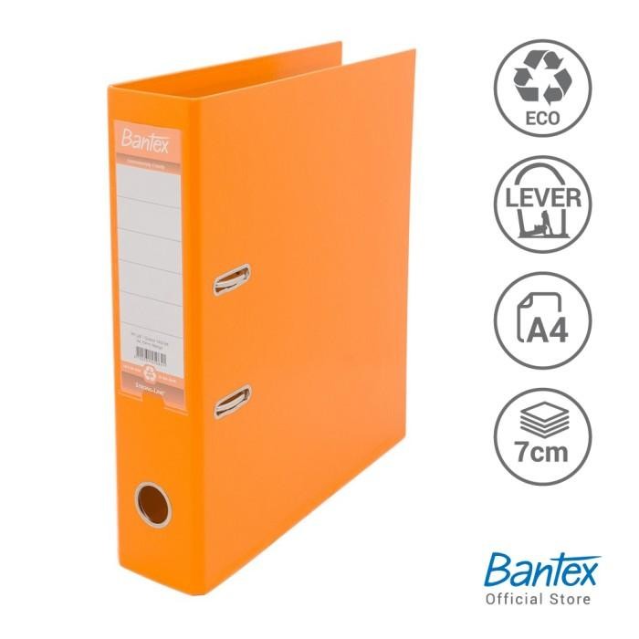 

Bantex Lever Arch File Ordner Plastic A4 7cm Mango #1450 64