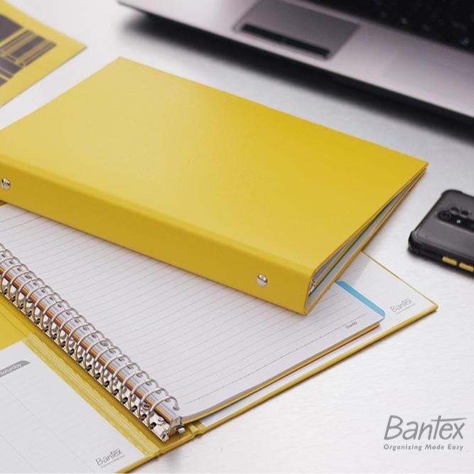 

Bantex Multiring Binder 26 Ring 25mm B5 Lemon #1326 26