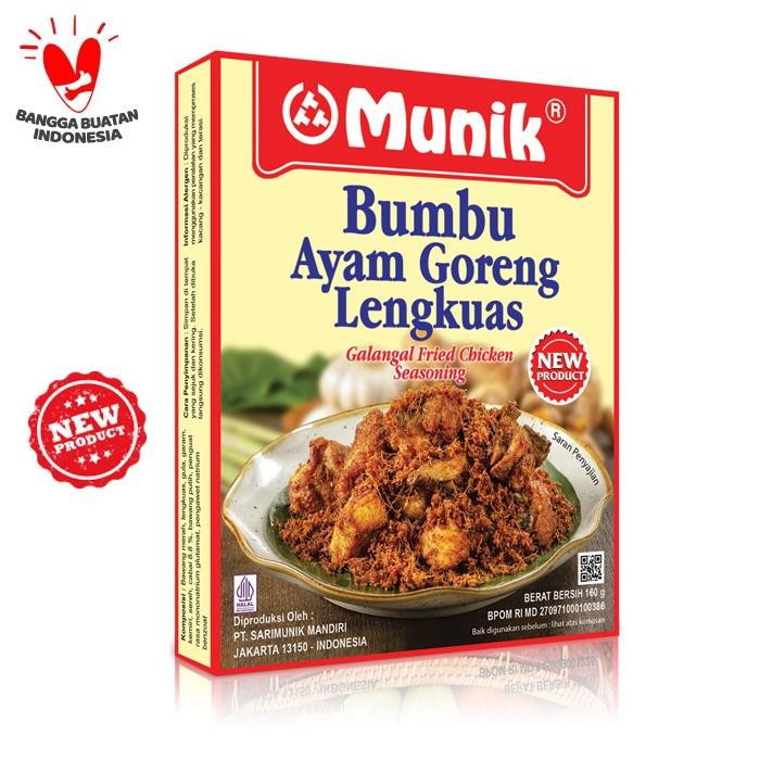 

TERMURAH Munik Bumbu Ayam Goreng Lengkuas - 150 gr READY STOCK