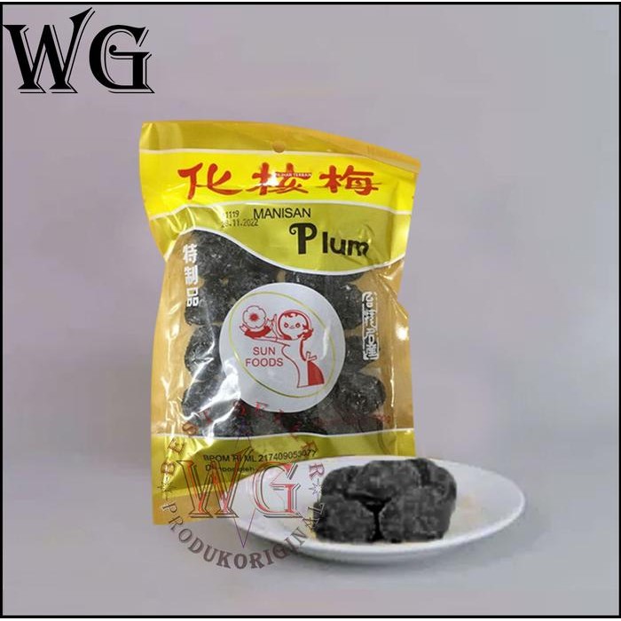 

Pilihan- Sun Foods Manisan Buah Plum/Kiamboi Kering Tanpa Biji 300 Gr
