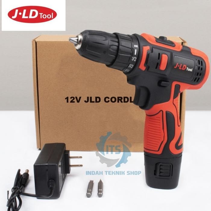 Promo Bor Jld 12V Bor Changer Jld Tools Jld Cordless Mesin Bor Batre
