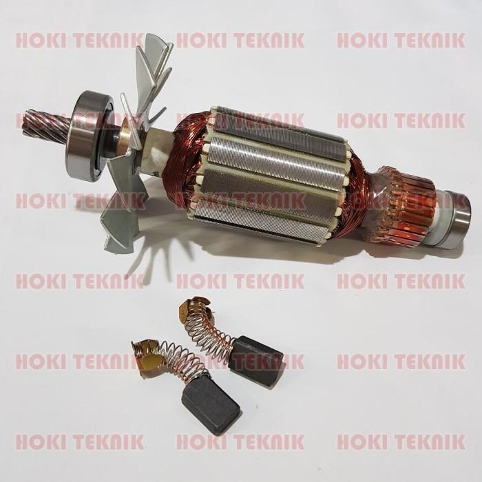 Armature Circle Ryu Rcs 185-1 & Carbon Brush Set