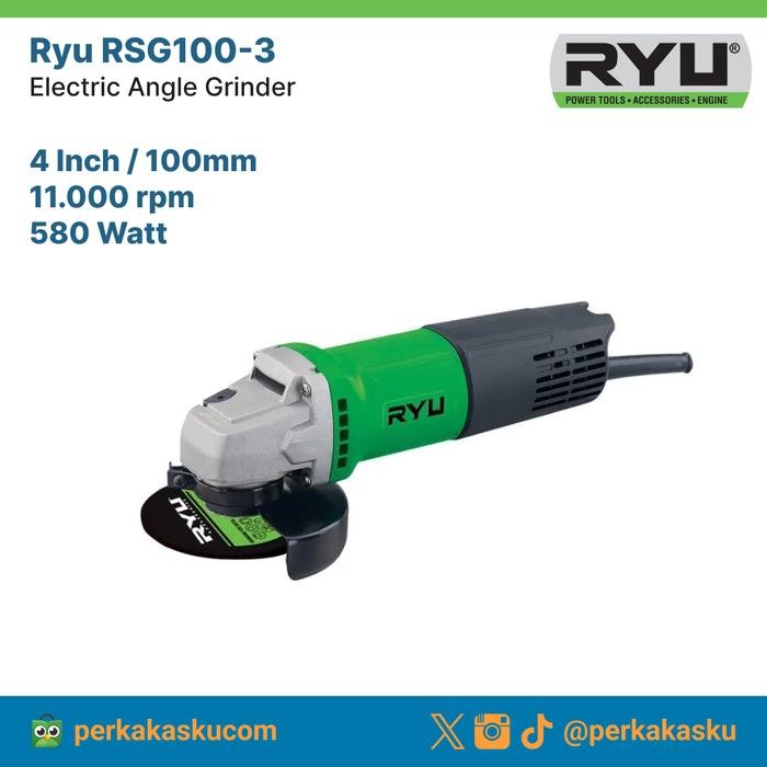 Tekiro Ryu Rsg 100-3 Mesin Gerinda Tangan