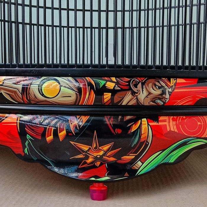 SANGKAR/KANDANG MURAI SAZIME PVC DECAL GATOTKACA