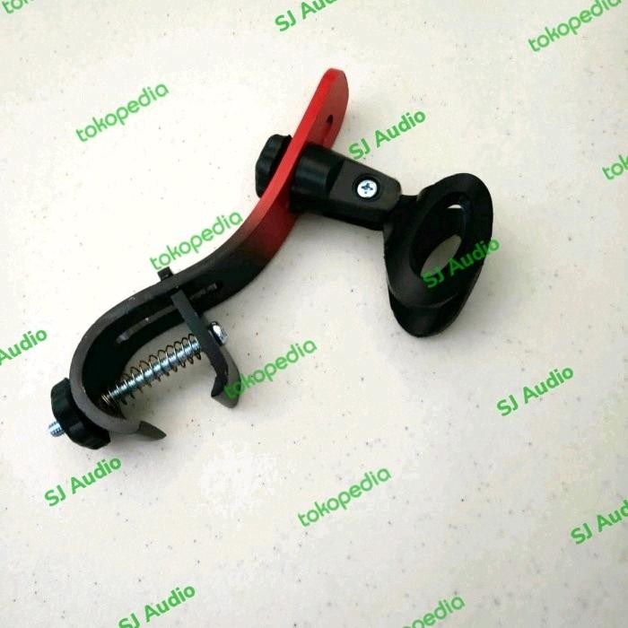 stand mic jepit kendang ketipung - stand mic kendang