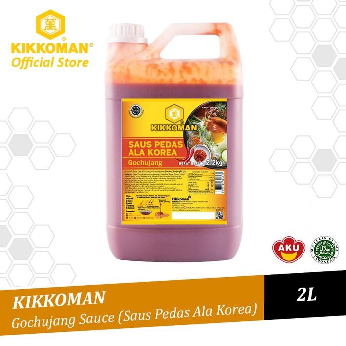 

SIAPKIRIM Kikkoman Gochujang Sauce Saus Sambal Pedas Ala Korea Halal Jerigen 2L READY STOCK
