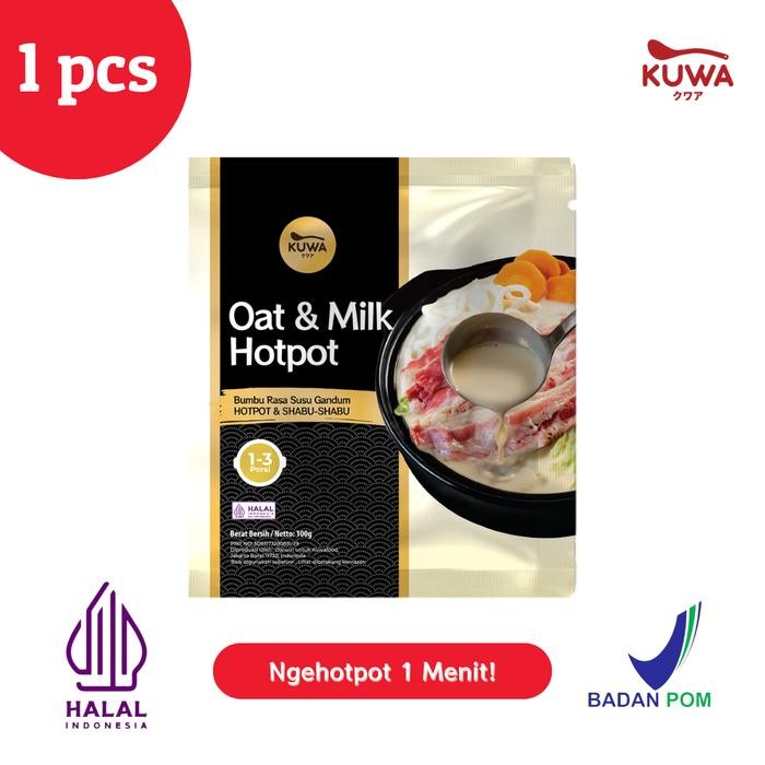 

ASLI KUWA Oats Hotpot - Kaldu Sup Susu Oat READY STOCK