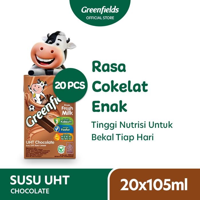 

Pilihan- Bundling Susu Greenfields Uht Chocolate 105 Ml X 20 Pcs