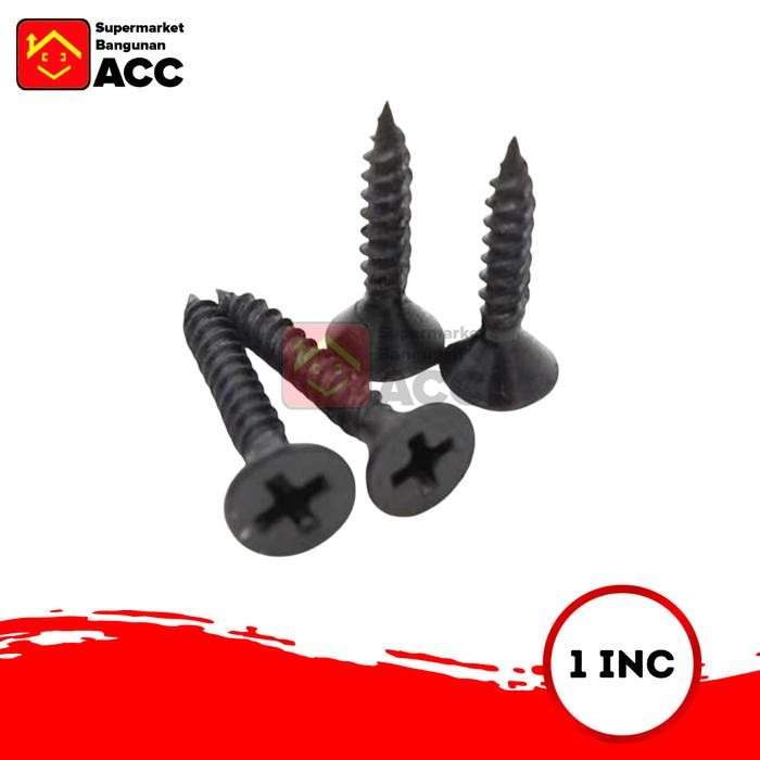 Terlaris Sekrup Gypsum 1 Inch (Per-Box)