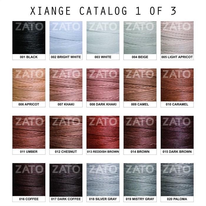 

25# 0.45mm Link ke 2 - XIANGE POLYESTER Wax Threads - BENANG KULIT