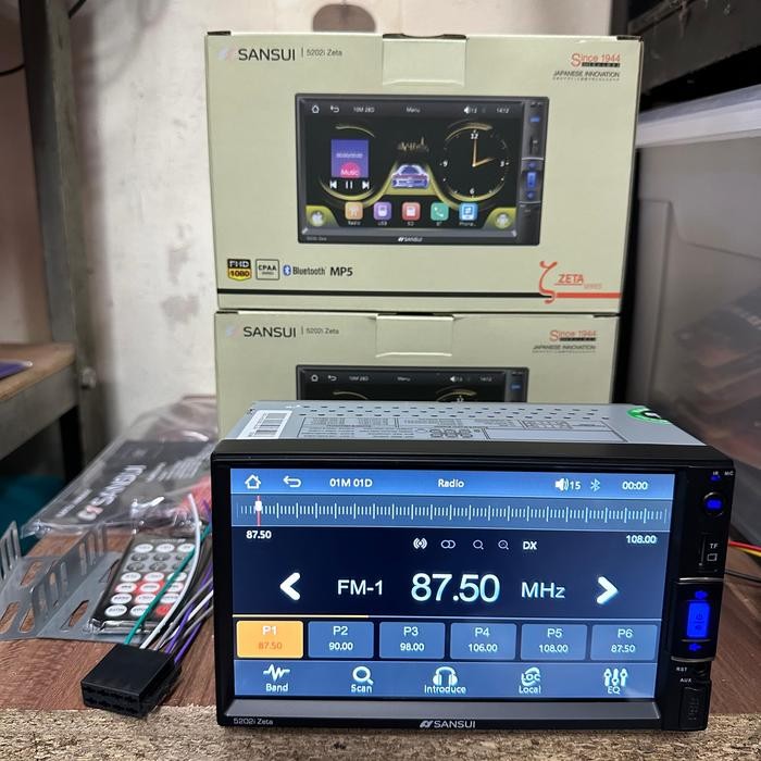 HEAD UNIT DECKLESS SANSUI 7 INCH SA5201I SUPPORT CARPLAY