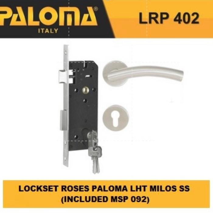 Kunci Set Handle Pintu Roses Paloma Lrp 402 Handle Gagang Pintu 1 Set