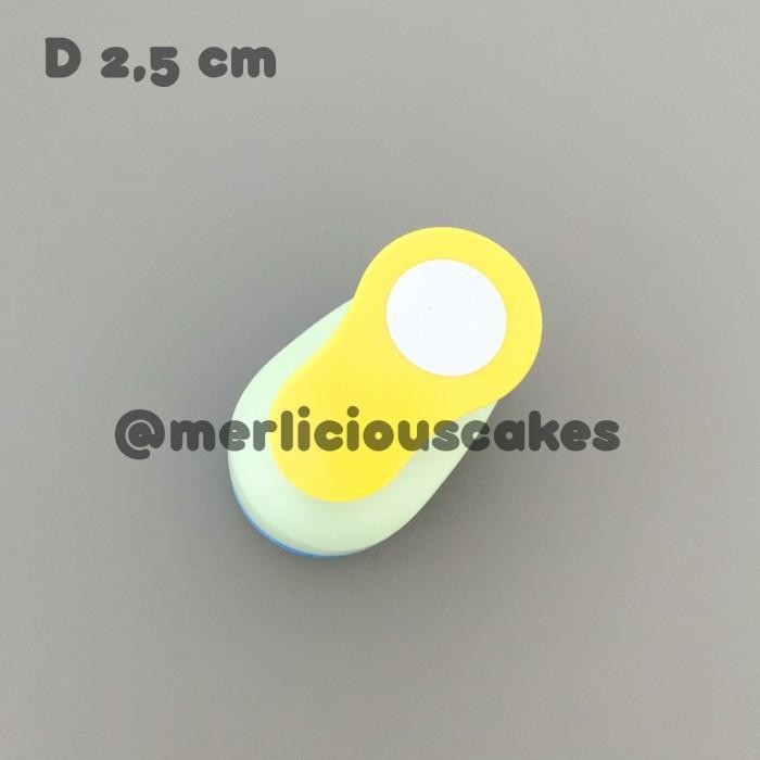 

Hot Sale! 2,5 Cm Round Bulat Wafer Paper Puncher Pembolong Kertas