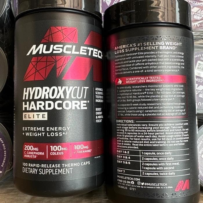 Muscletech hydroxycut elite fatburn 100 capsule