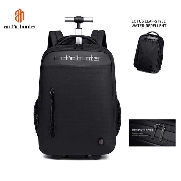 Arctic Hunter LG00657-1 Tas Ransel Backpack Semi Koper 15.6 Inch Laptop With Wheels