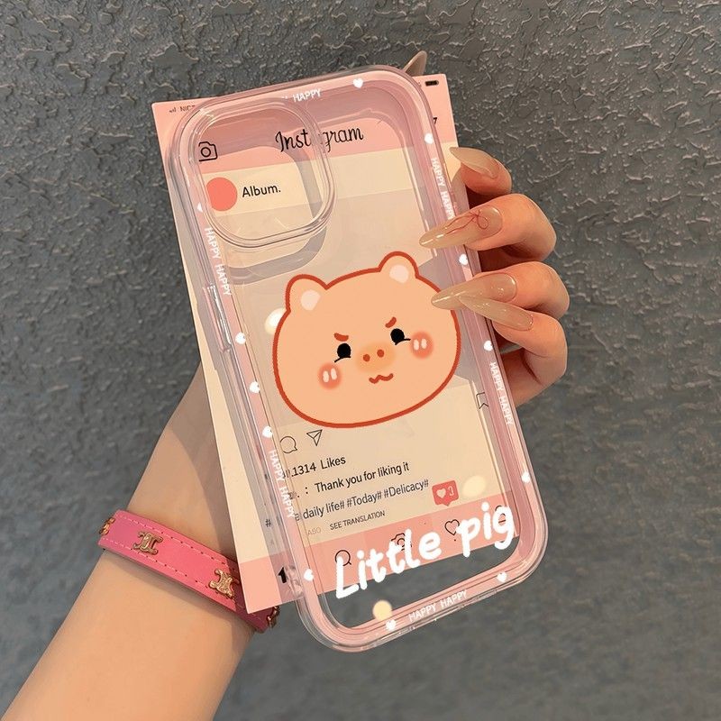 Soft Lucu Babi Fancy Case Redmi 15 13C 14C 15C 13 13X 9 9A 9T A3 A5 12 5G 10C 12C 10A Tk1 Lucu Case 