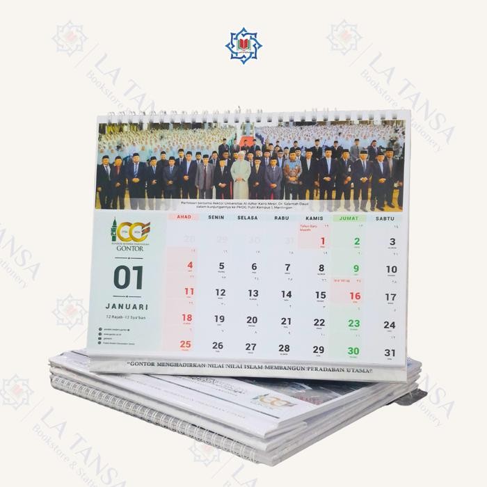 

OJ KALENDER DINDING TAHUN 2026 PERINGATAN 100 TAHUN PONDOK MODERN DARUSSALAM GONTOR