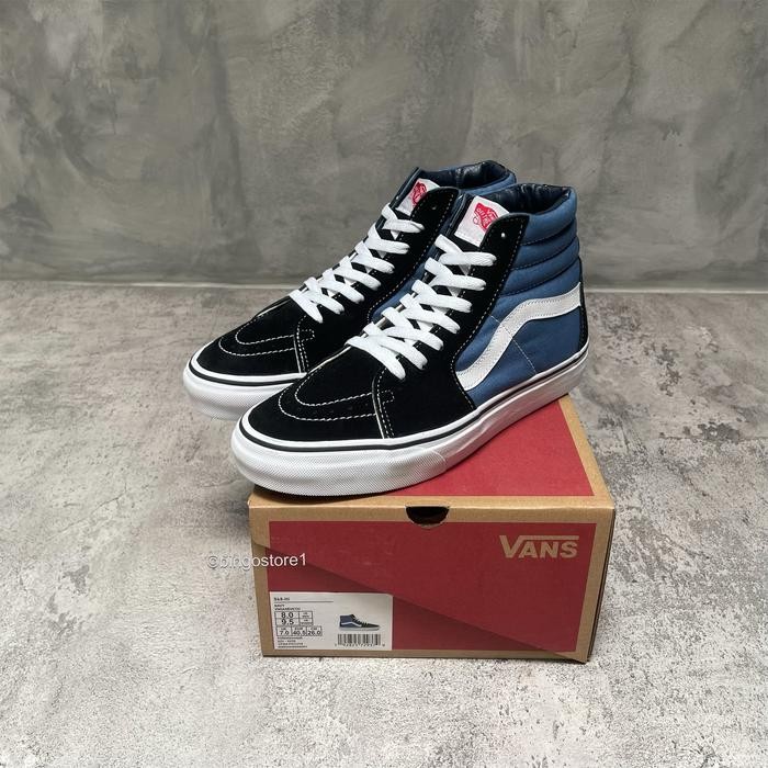Paling Laris Vans Sk8 High Navy Original - Vans Sk8 Terlariss 