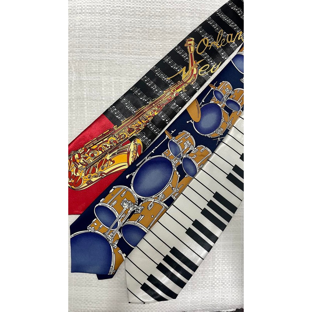 SIAPKIRIM DASI PRIA MOTIF MUSIK GAMBAR MUSIK READY STOCK
