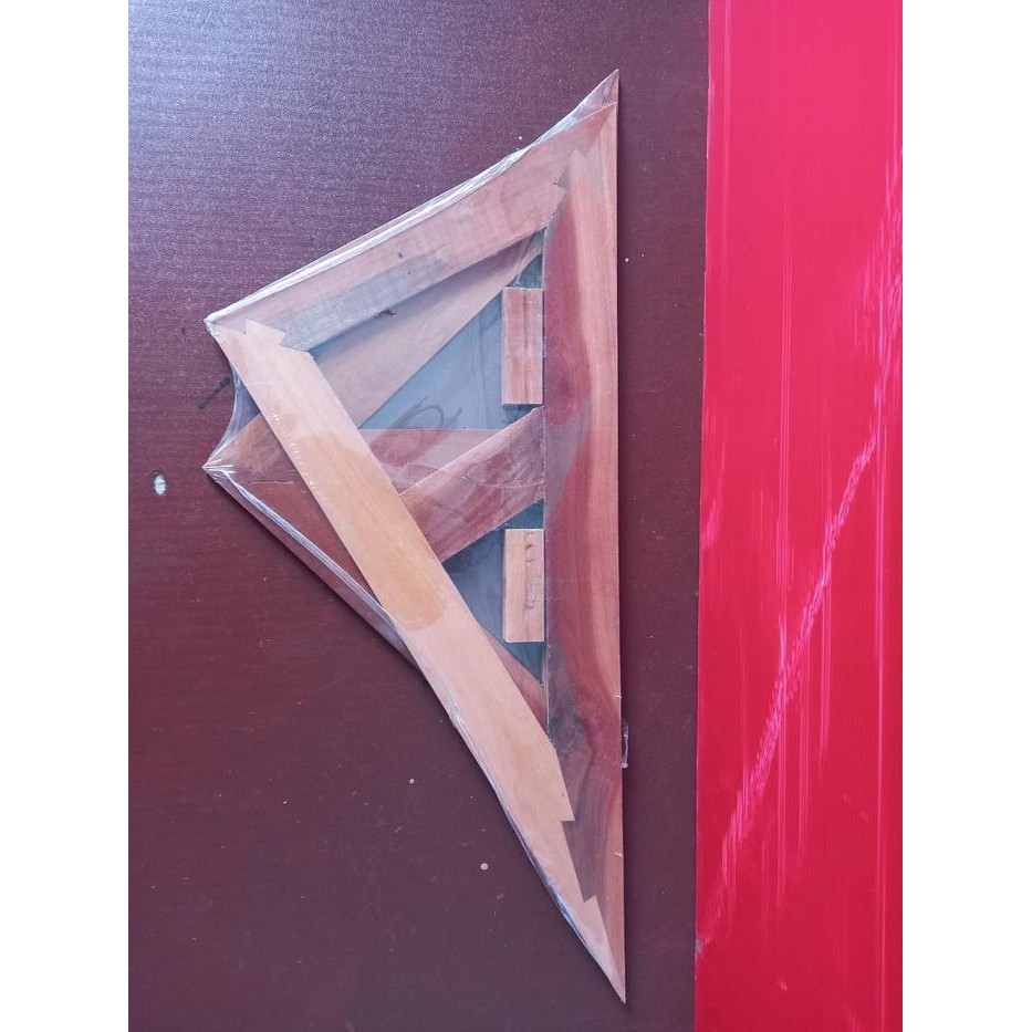 Pilihan- Penggaris Segitiga Siku-Siku Dan Penggaris Sama Sisi Bahan Kayu