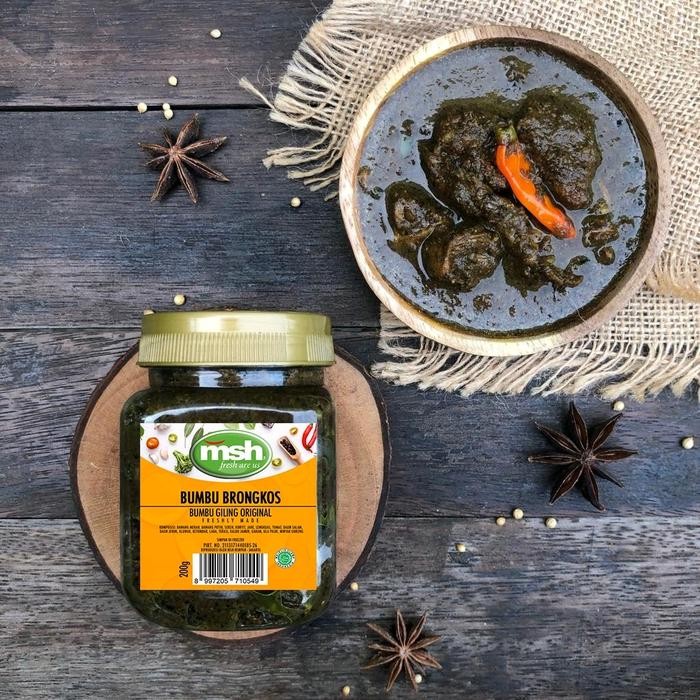 

Stok Baru Bumbu Brongkos Daging 200gr