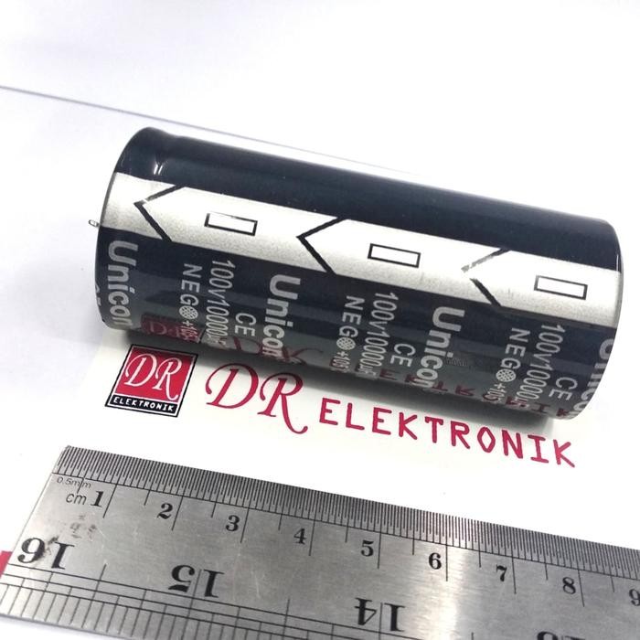 Promo Elco Capasitor Kapasitor Unicon Murni 10000Uf 10000 Uf 100V 100 Volt