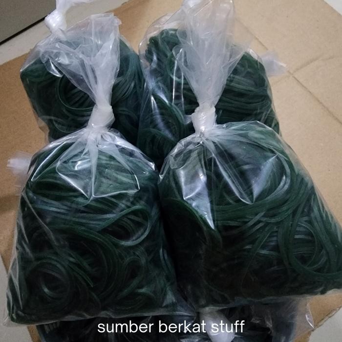 

New Karet Gelang Hijau Besar 100 gram