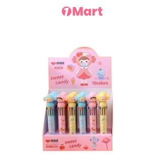 

1MART Pulpen Gel 10 Warna Sweet Candy - Desain Karakter Lucu & Stylish - Tinta Gel Halus - Cocok untuk Anak Sekolah & Hadiah