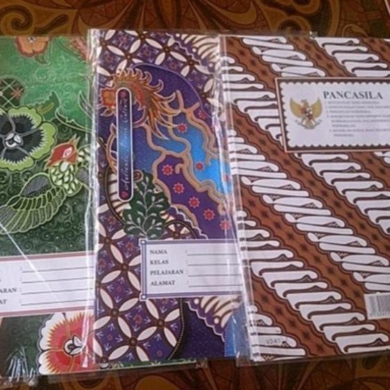 Sampul buku tulis/sampul buku tulis quarto/sampul buku batik