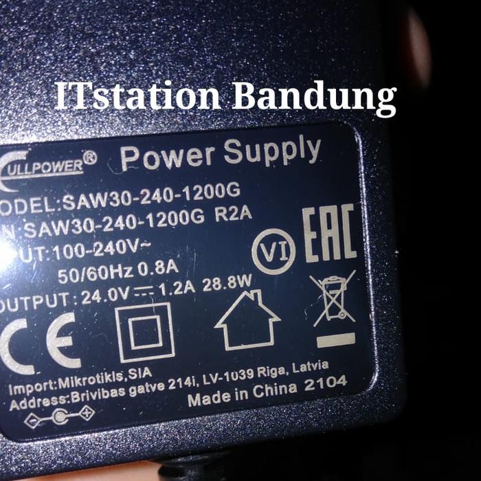 Pilihan- Mikrotik Adaptor 24V 1.2A 1200Ma Untuk Rb2011 Rb3011 Crs326 Css326