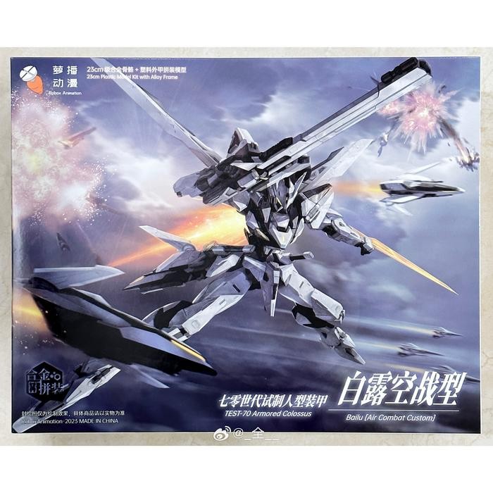 Pilihan- Mg Bailu Air Combat Custom Test-70 Robox Animation 1/100 Model Kit
