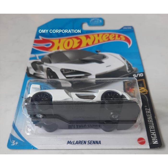 Pilihan- Hot Wheels Hotwheels Mclaren Senna Putih White Hw Nightburnerz Segel