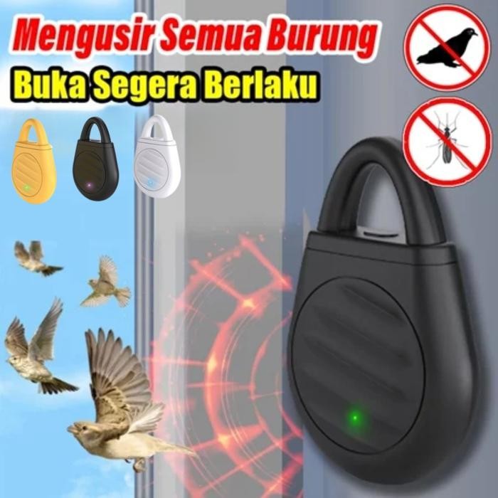 NEW Alat Pengusir Burung & Kelelawar Sensor Ultrasonik/pengusir Burung Ultrasonik Pengusir Burung