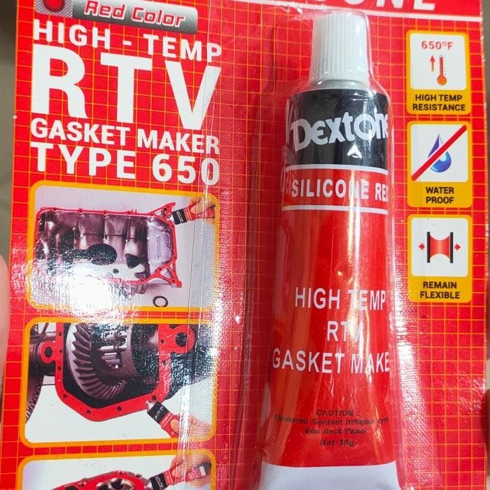 lem dextone high temp tahan panas lem blok head packing dll red