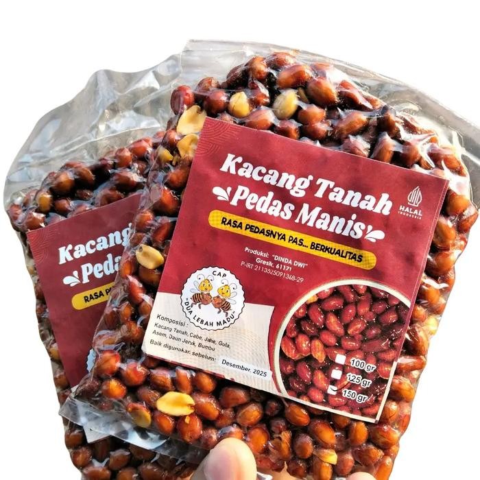 

Kacang Tanah Pedes Manis Jumbi 2 x 150gram Balado Snacks - Food Camilan Cemilan Mede Makanan Kering