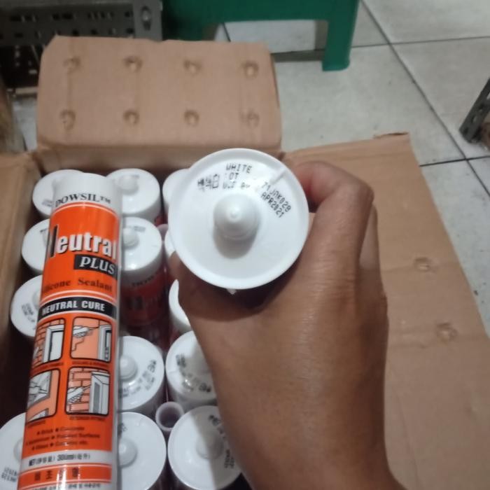 lem kaca silicone Neutral plus putih white 300ml DOWSIL
