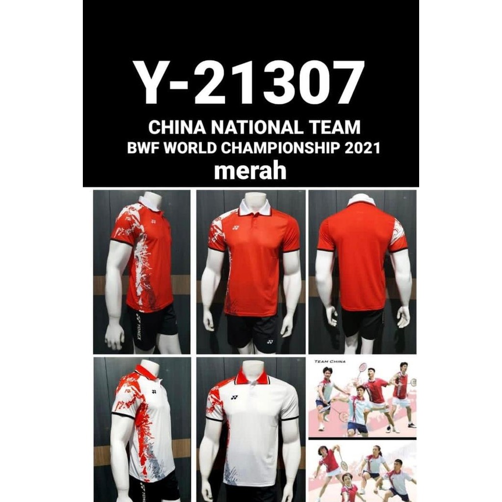 Victor Badminton - Baju Kaos Badminton Kerah 21307 Import