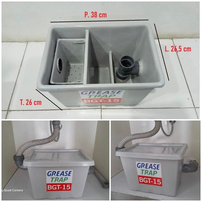 Lantianmart - Grease Trap Portable BGT 15 Liter