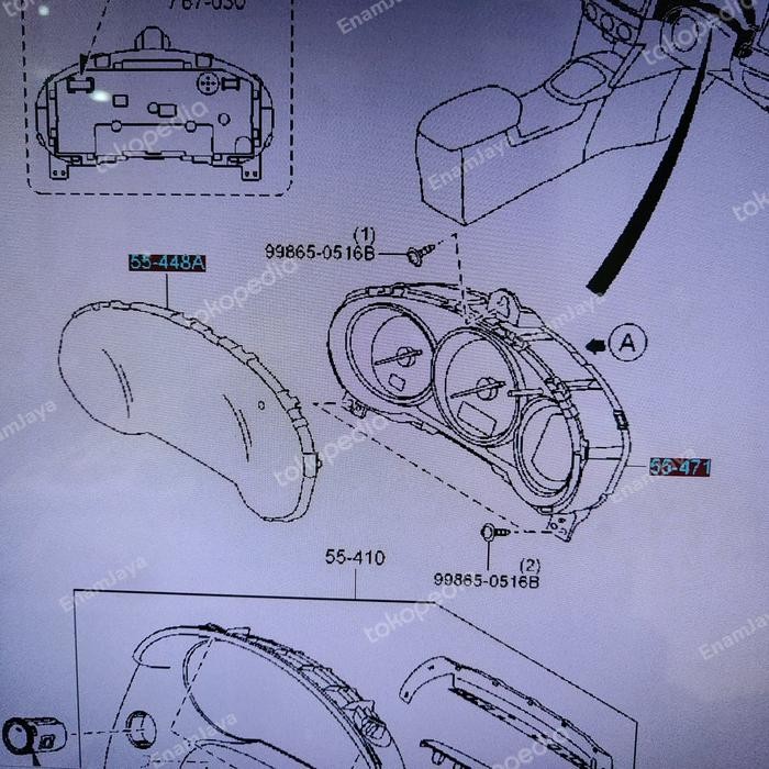 Jual Mazda Genuine Parts Speedometer Mazda Cx5 Ke