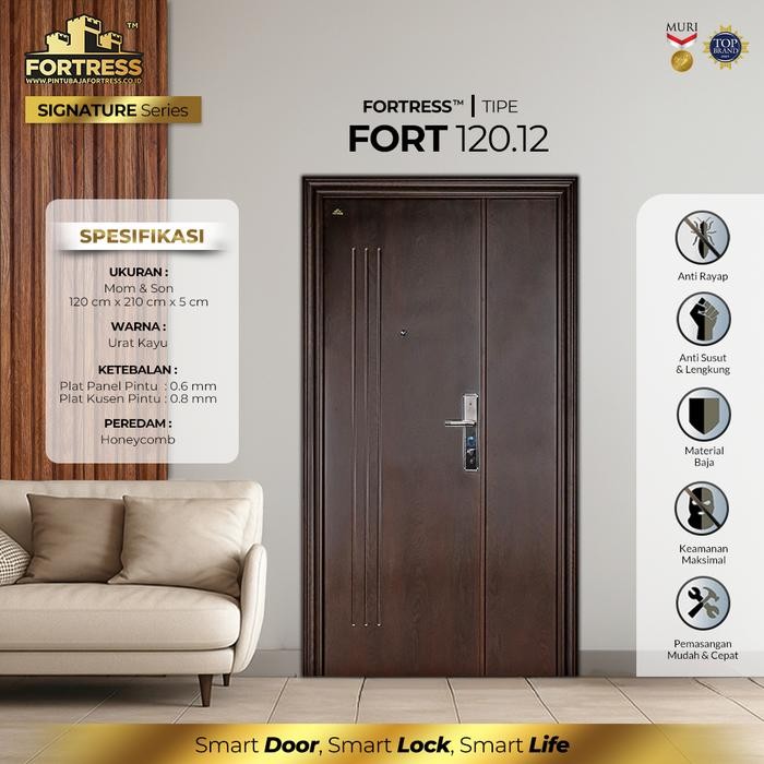 ORIGINAL PINTU BAJA FORTRESS TYPE FORT 120 KAYU - JABODETABEK READY STOCK
