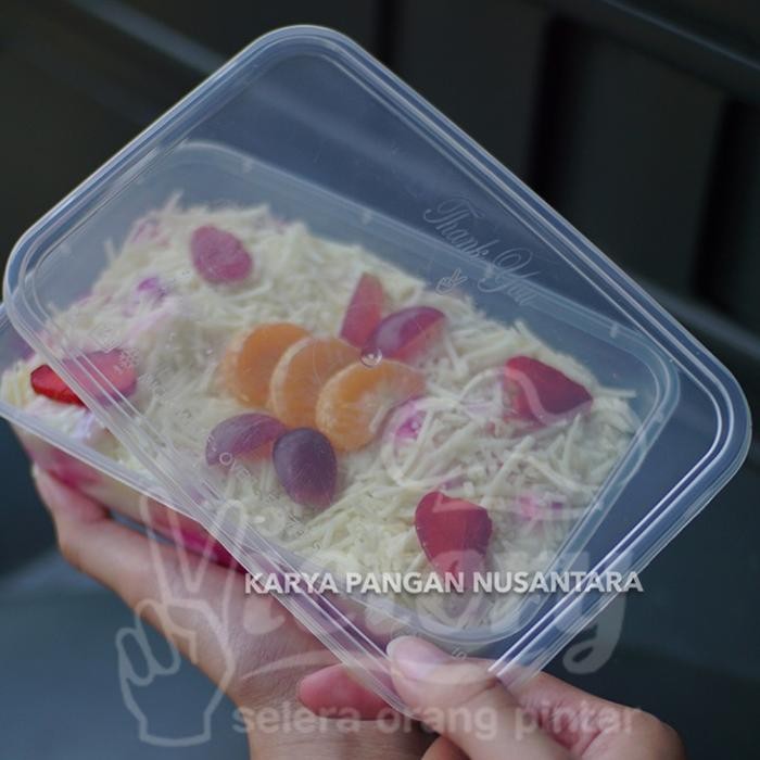 THINWALL VICTORY RECTANGLE 300 ML KOTAK MAKAN BOX PLASTIK THIN WALL ECER PER PCS