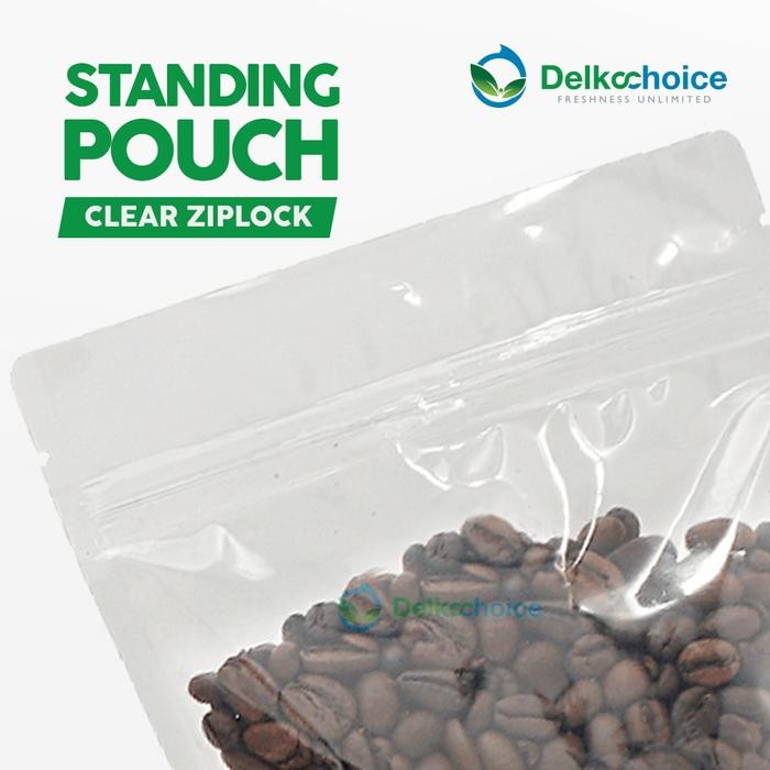 STANDING POUCH CLEAR ZIPLOCK (VARIASI UKURAN)