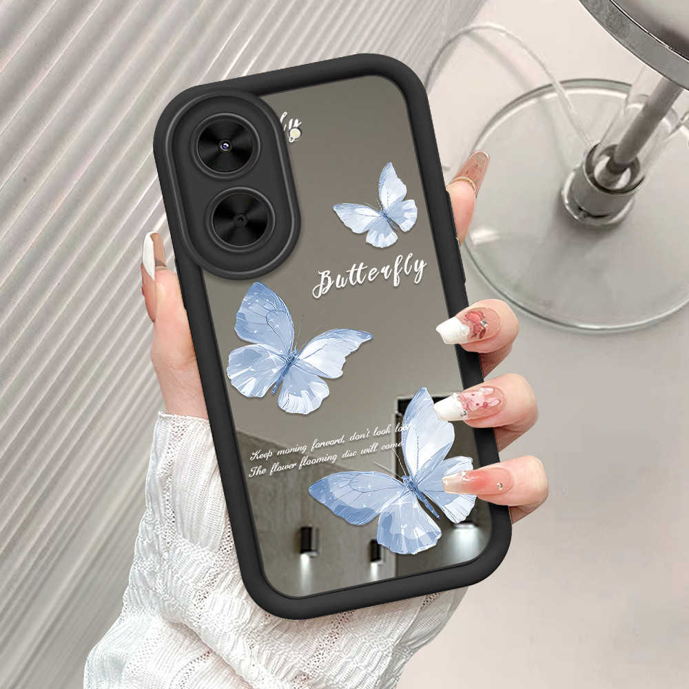 Casing Hp Untuk Redmi A5 4G Phone Case Cermin Softcase Mode Protect Lens Ponsel Imut Mirror Cassing 