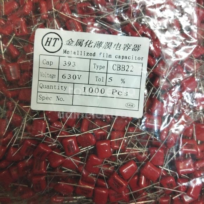 Terbaik Kapasitor Milar 393J 630V 393 630V 39N 630V Terlariss 