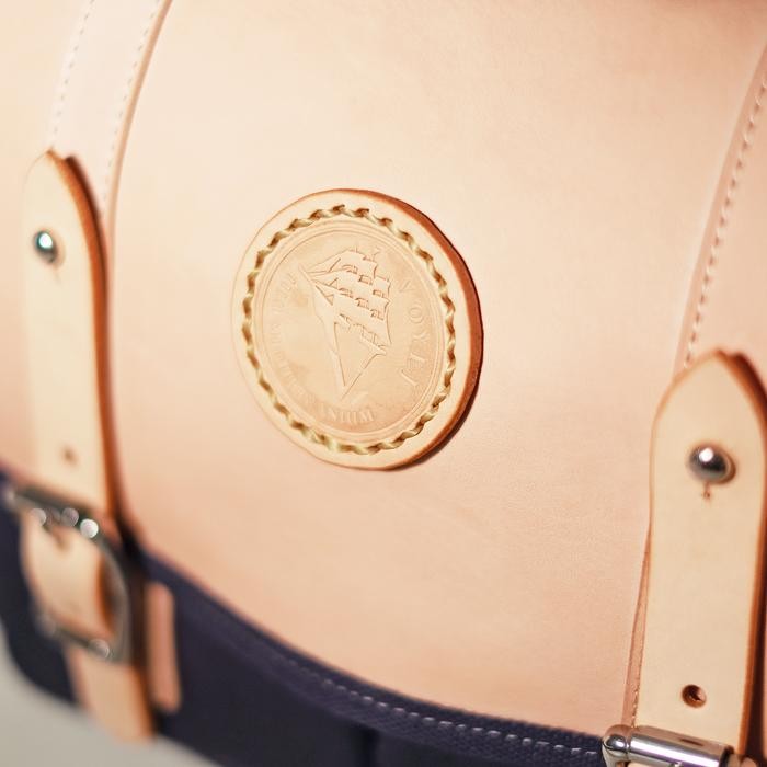 VOYEJ Atlas Bag Natural - Tas Kulit Kanvas Pria