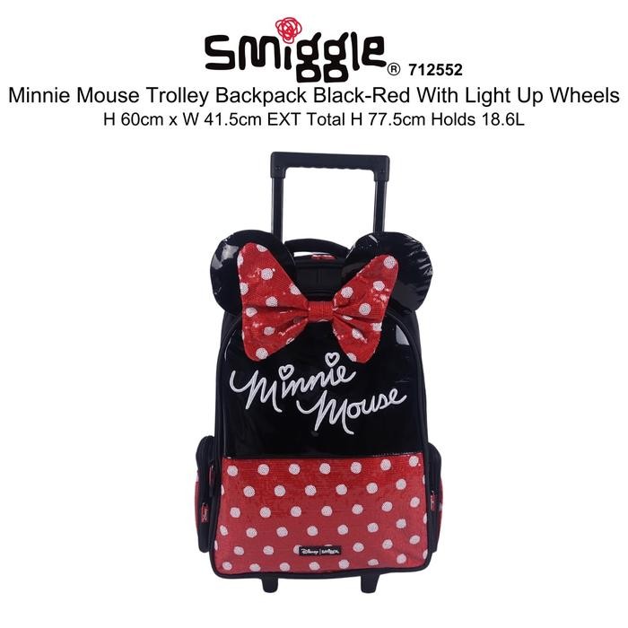 Smiggle Backpack Trolley Sd Unicorn Tas Troli Dorong Mini Minecraft